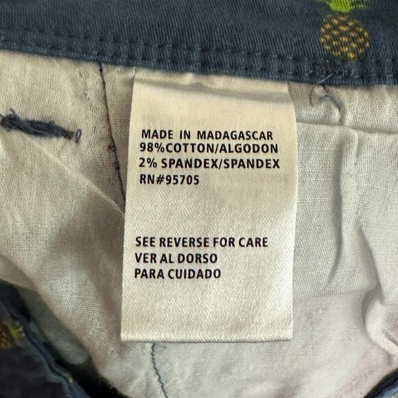 Plugg Men’s Blue Shorts with Pineapples, Size 46 - Picture 5 of 6